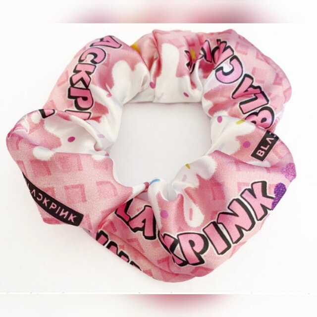 Dây cột tóc vải satin Blackpink