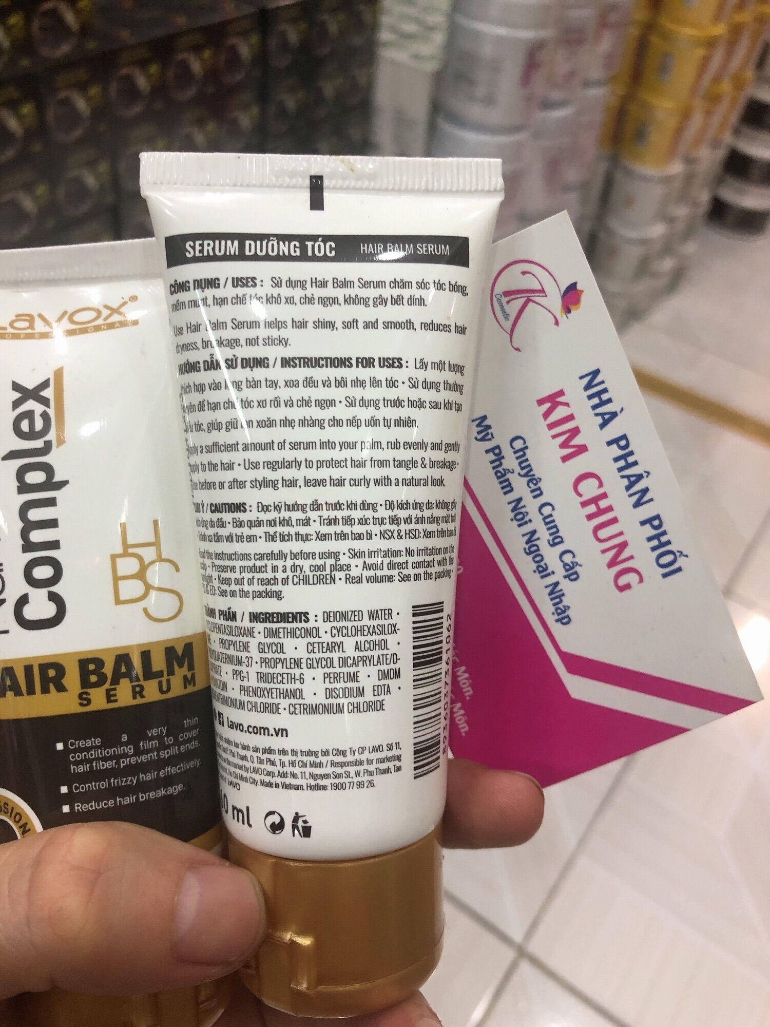 Serum dưỡng tóc Nano Complex Lavox 60ml