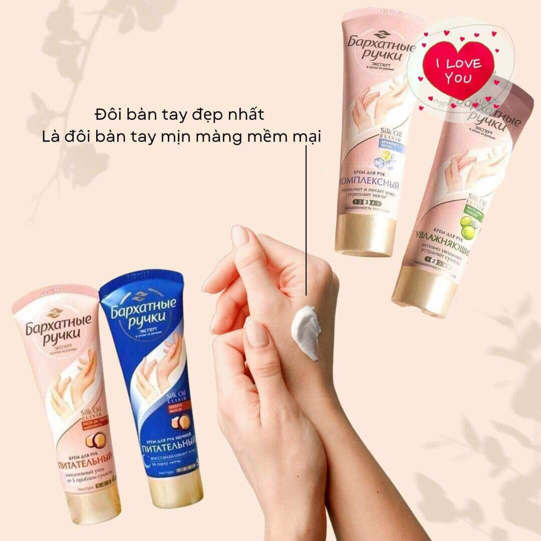 Kem mềm da tay Silky Hands dưỡng mềm da tay Nga