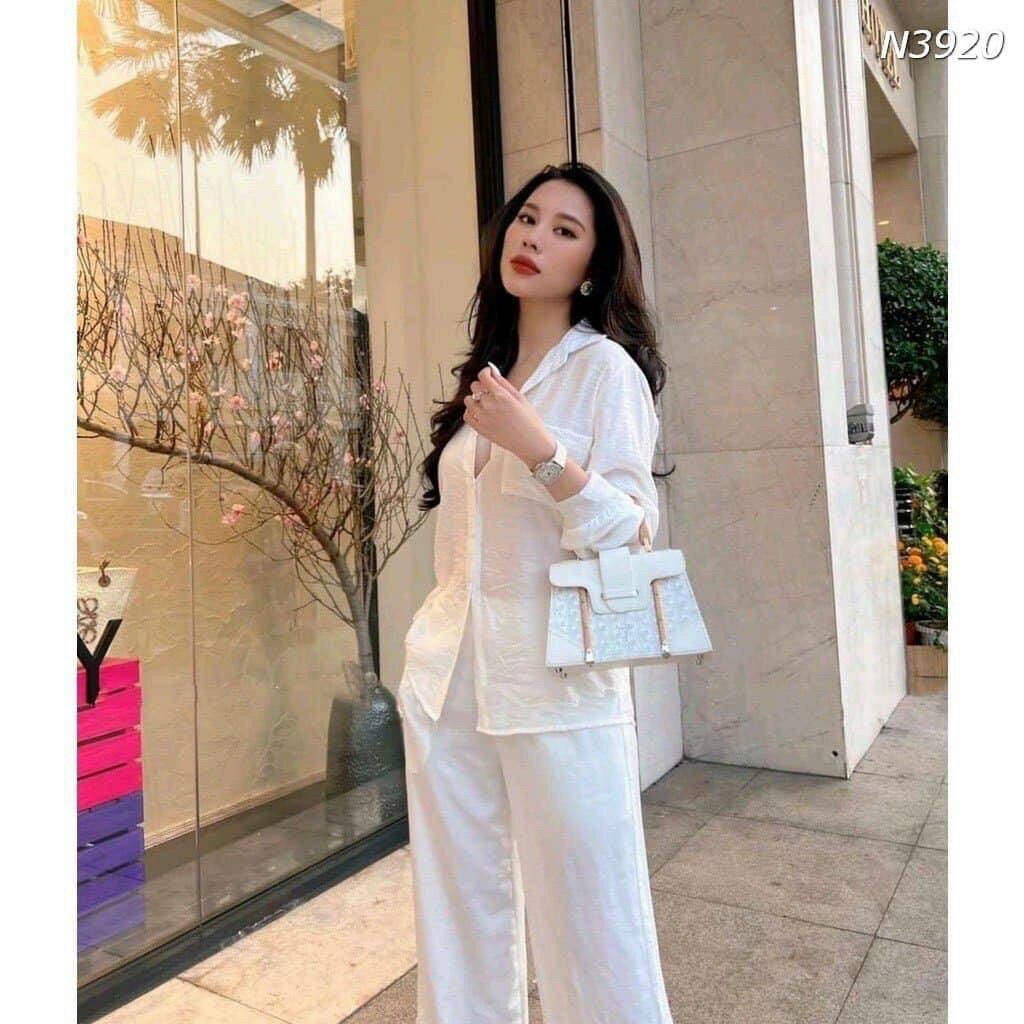 Bộ đũi sơ mi trắng cao cấp