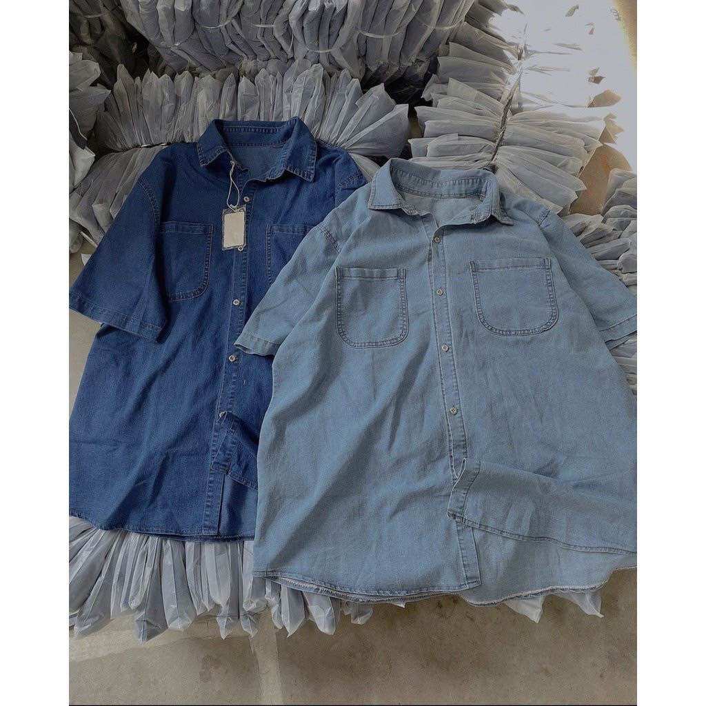 Áo sơ mi chất jean