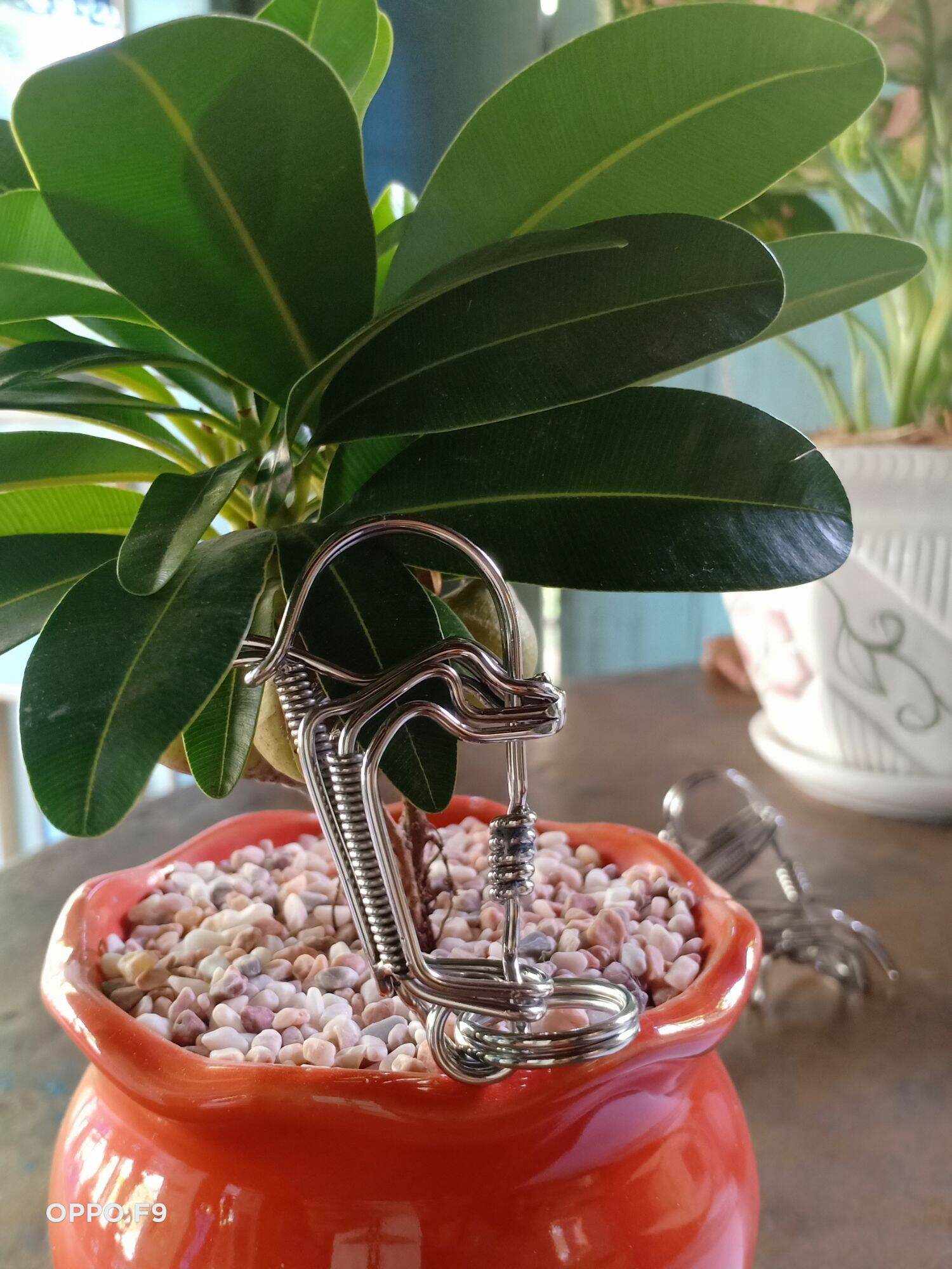 Móc khoá inox ..uốn thủ công