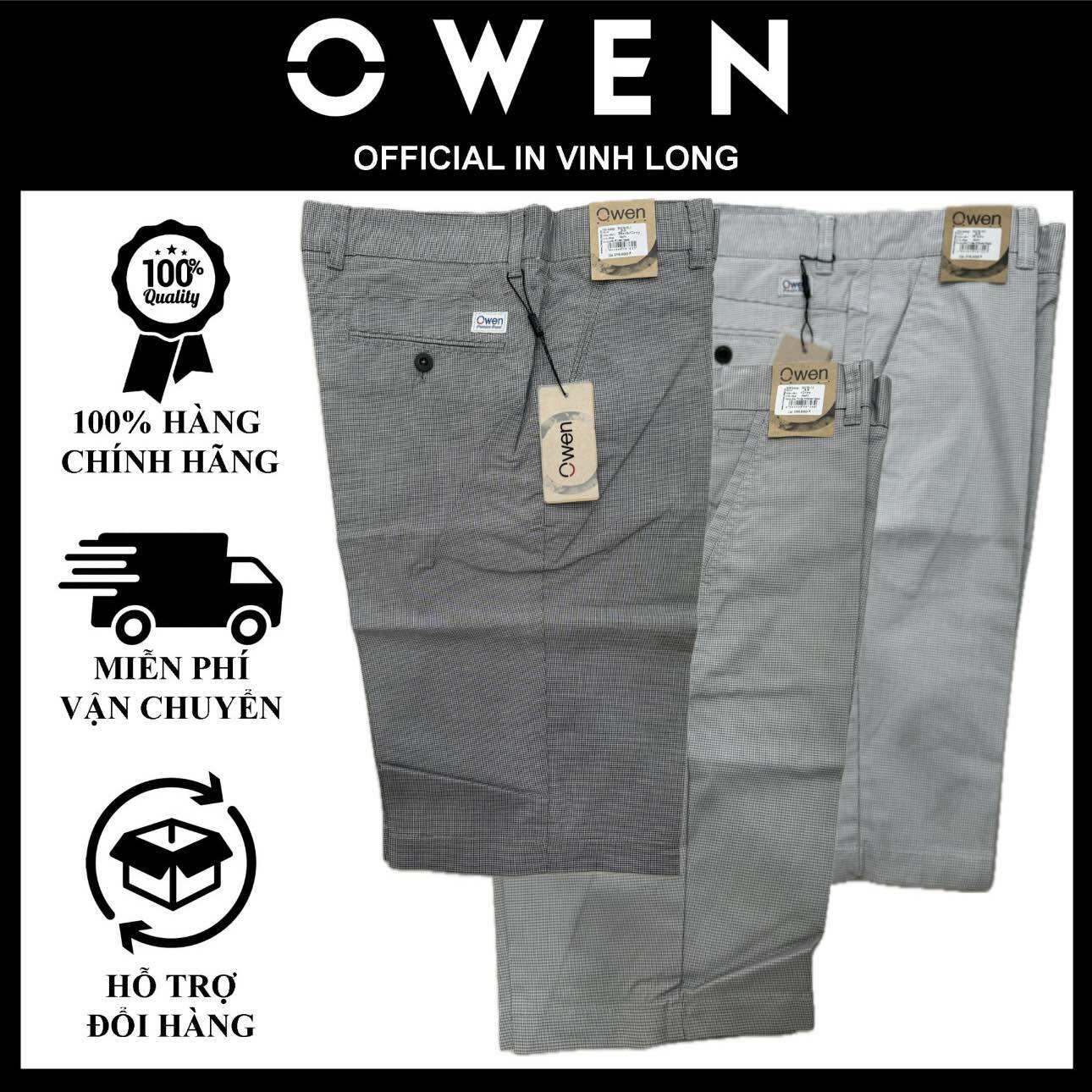 Quần short owen form slimfit size 33-34-35