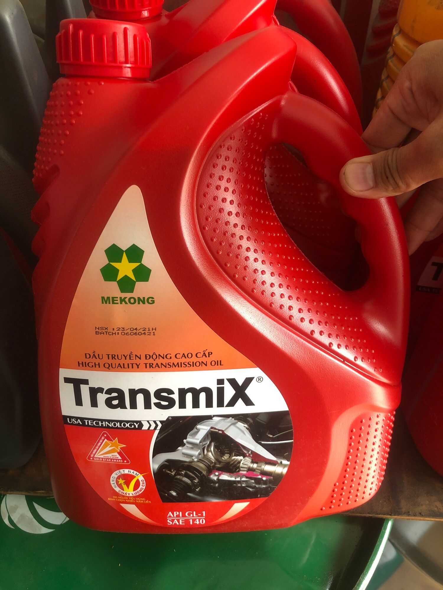 Nhớt cầu 140 Mekong TransmiX API GL SAE 140 4L