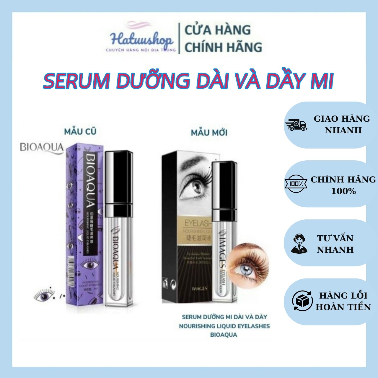 Serum dưỡng dài và dầy mi BIOAQUA