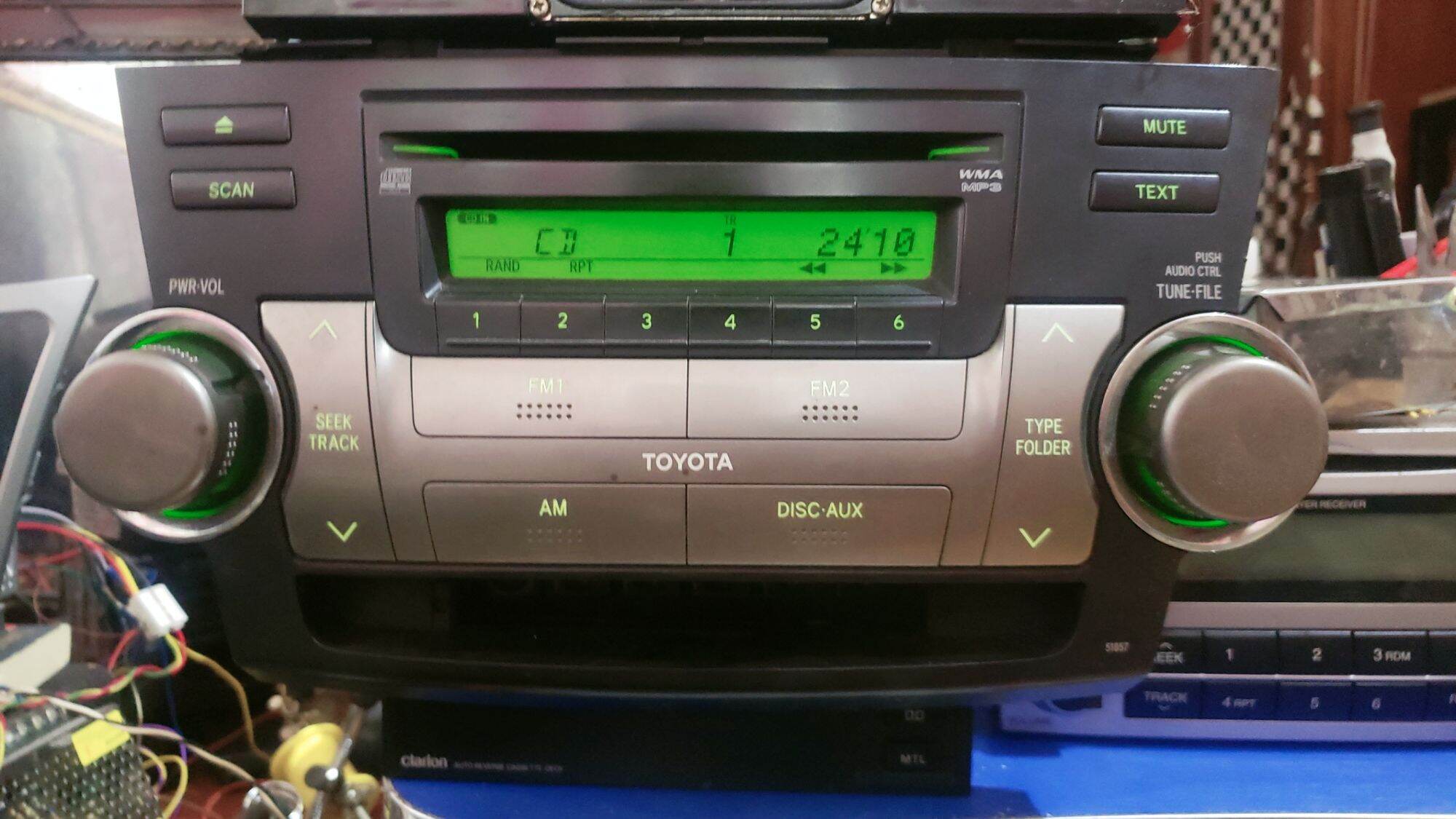 Đầu cd aux mexico toyota highlander radio am fm