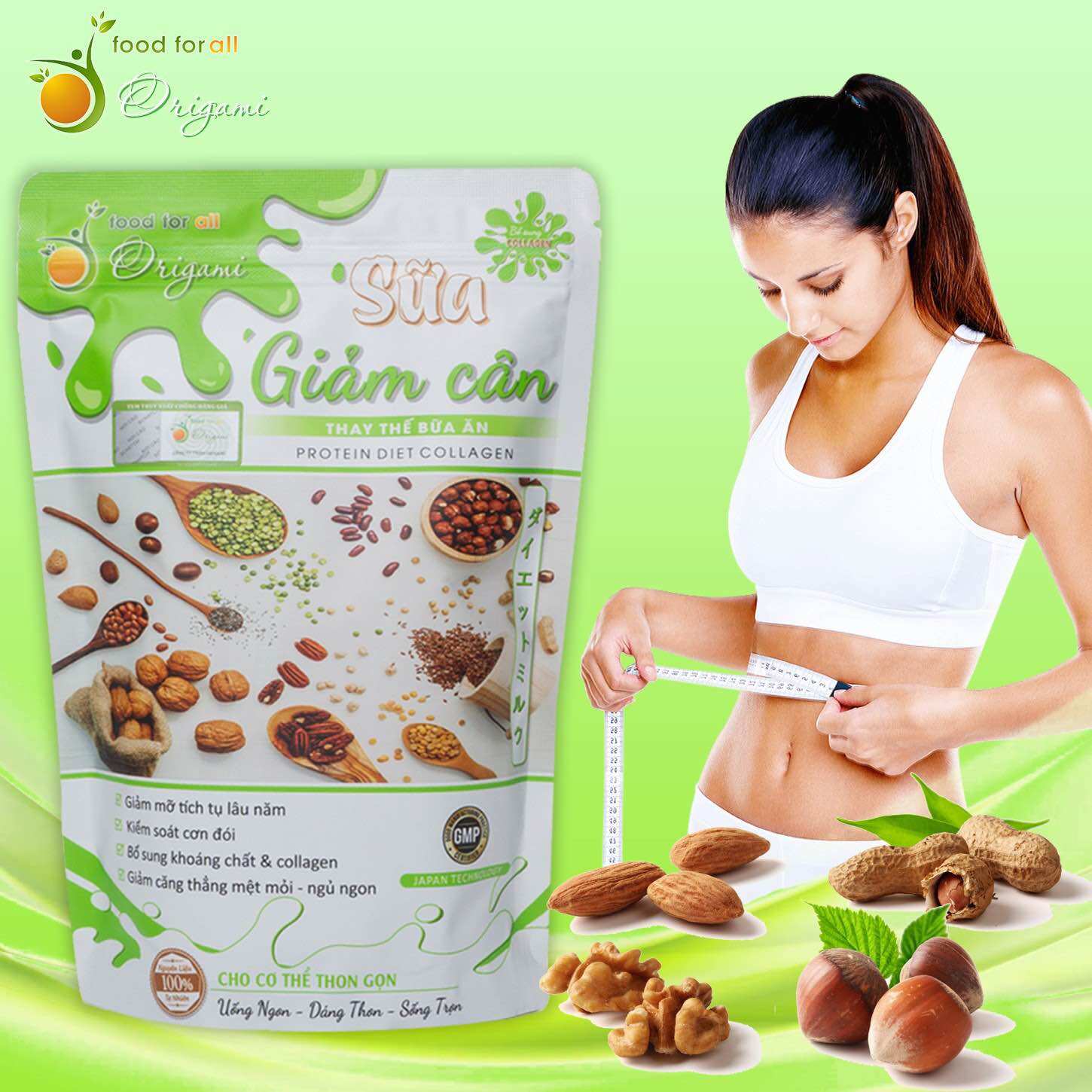 Sữa giảm cân cấp tốc - an toàn - hiệu quả tại nhà túi 500gr