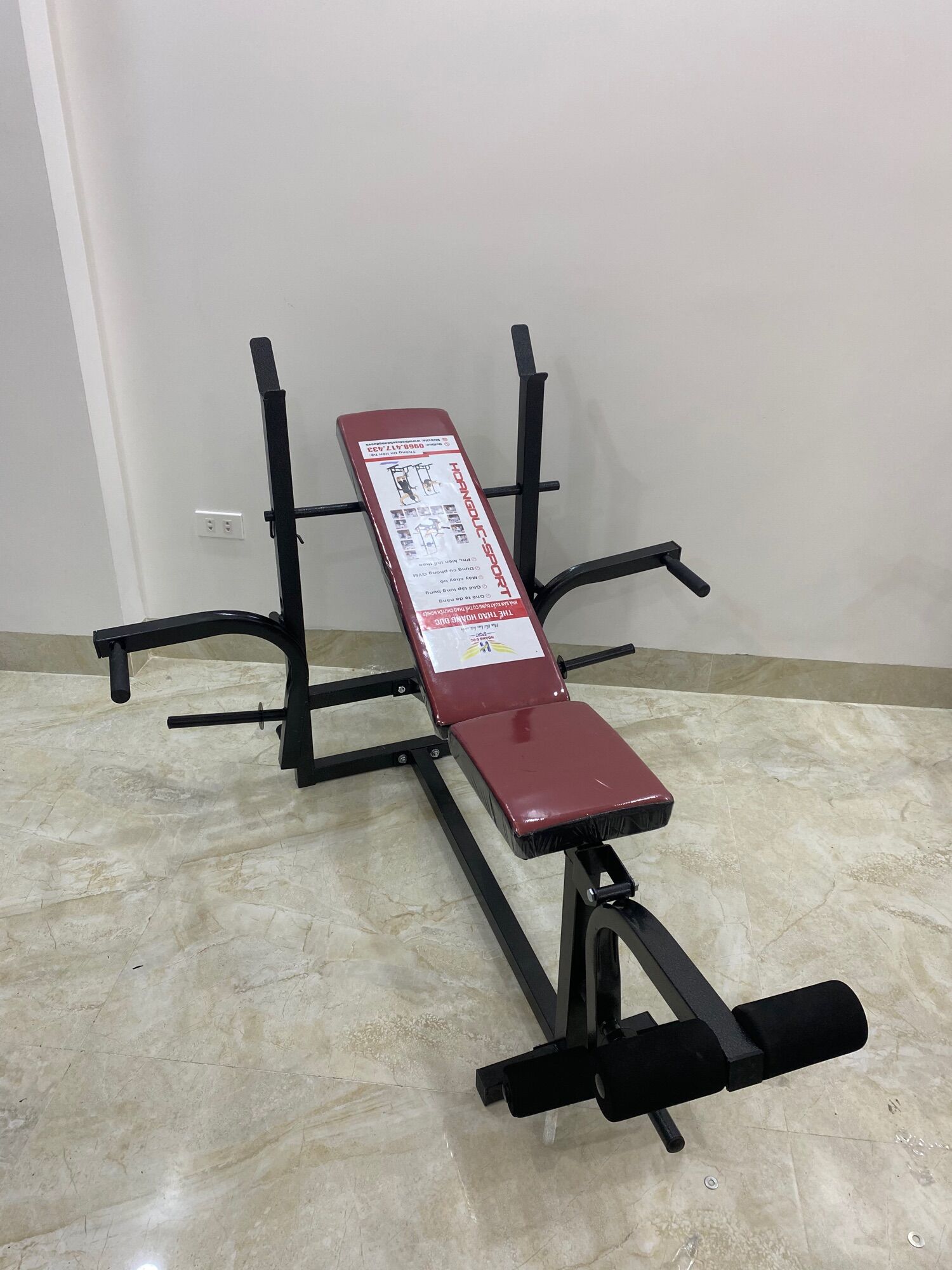 Ghế tập tạ xuki có ép