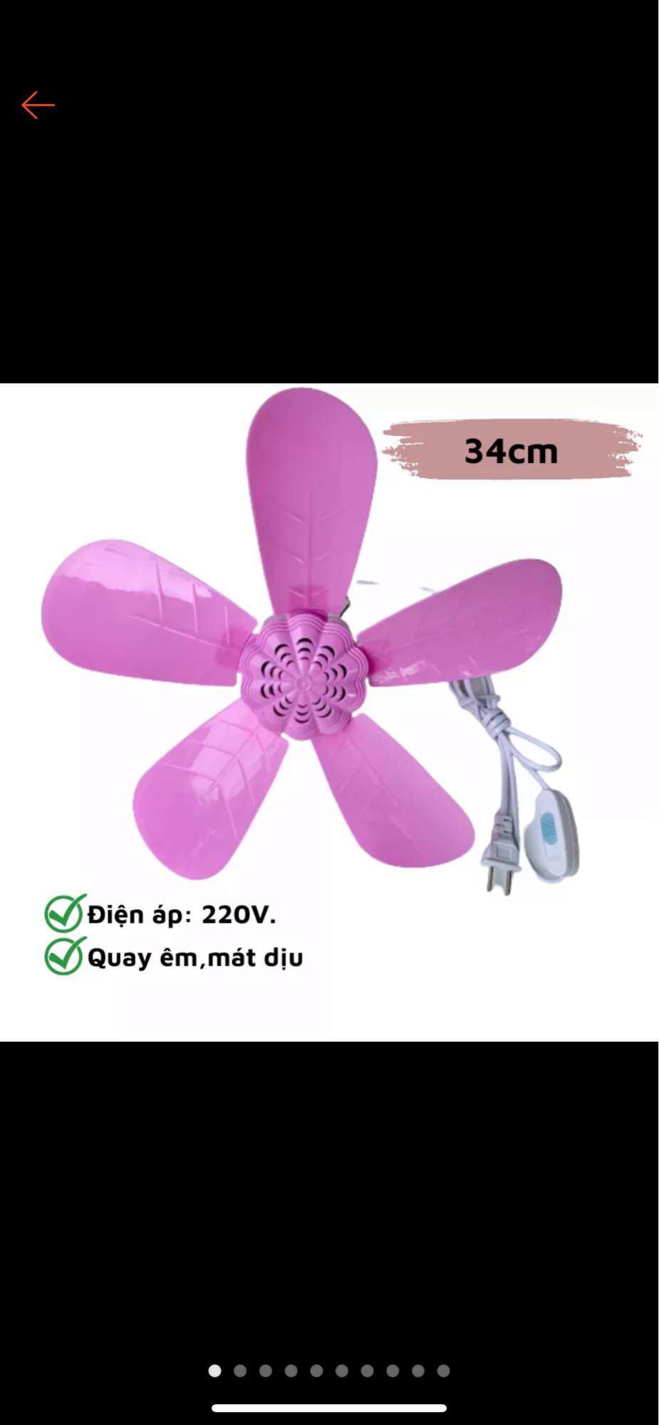 QUẠT TREO MÀN TRẦN MINI 5 CÁNH LOẠI XỊN