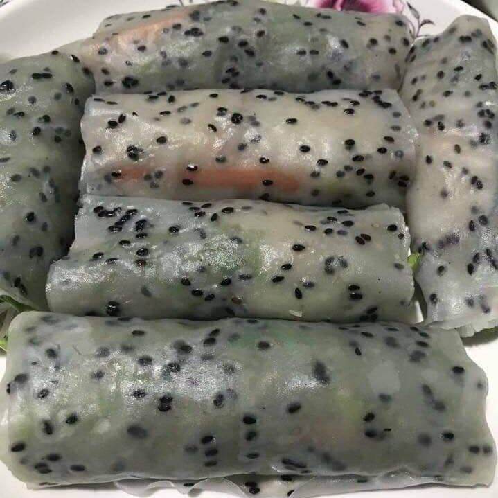 Bánh tráng nhúng mè đen Phan Rang 1kg