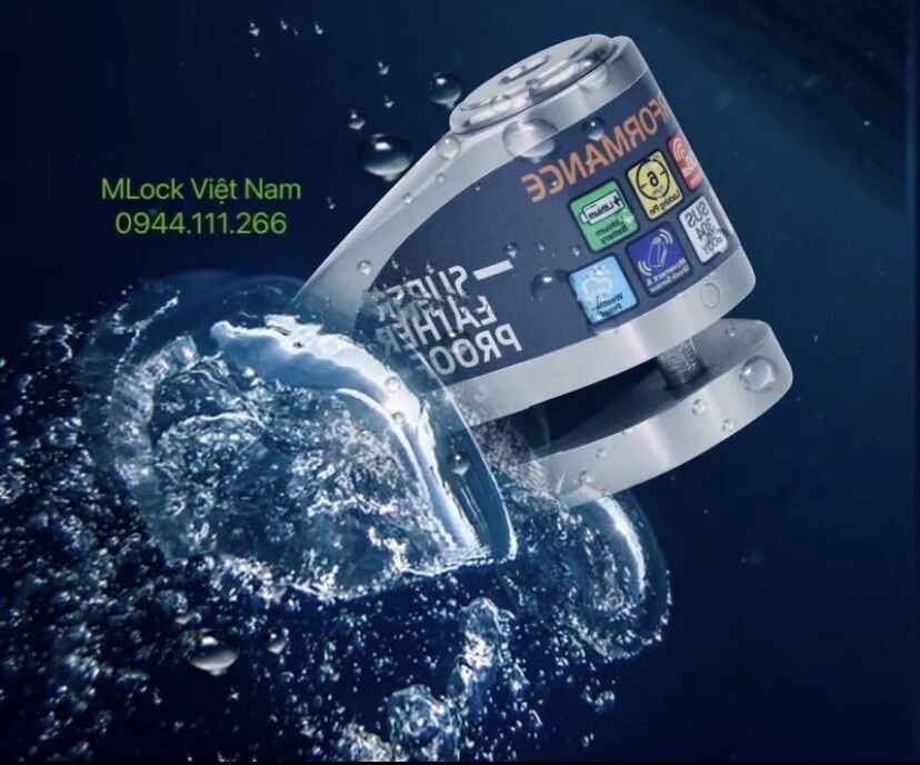 Khoá đĩa báo động xe máy Mlock W740SS