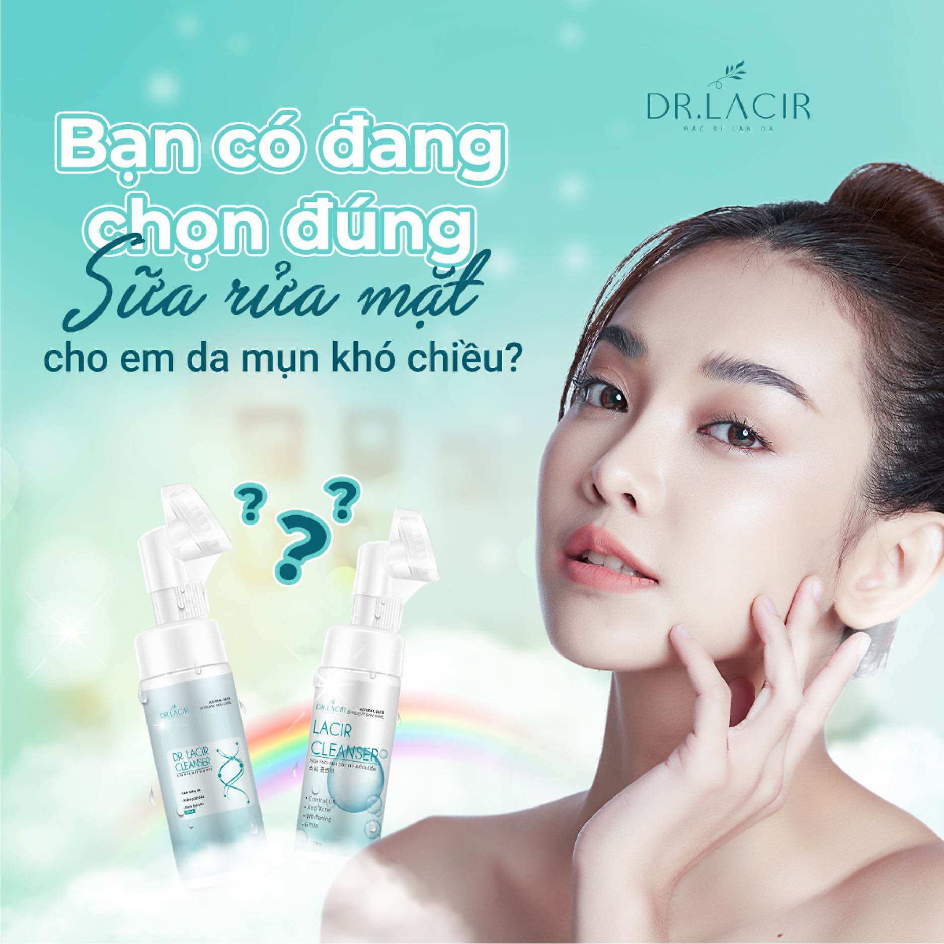 Sữa rửa mặt dr lacir