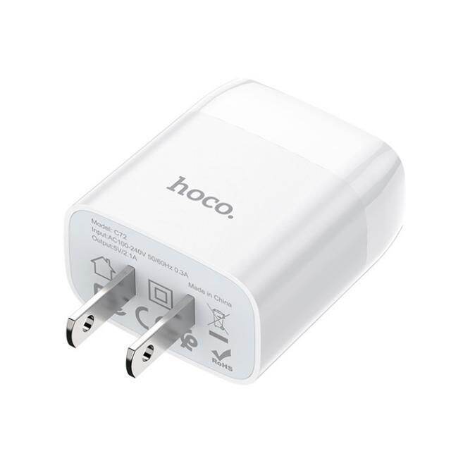 Củ sạc nhanh, cốc sạc C72 Hỗ Trợ Sạc Nhanh  iPhone Lightning/Android Micro USB/ Type-C