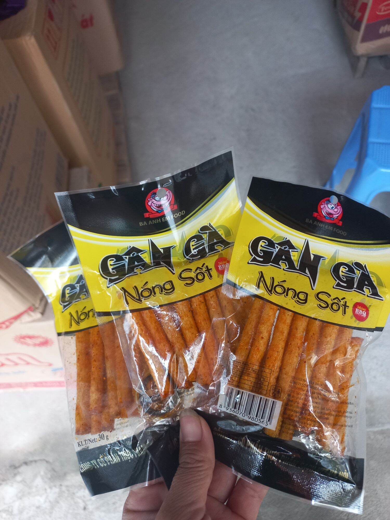 gân  gà nóng sốt