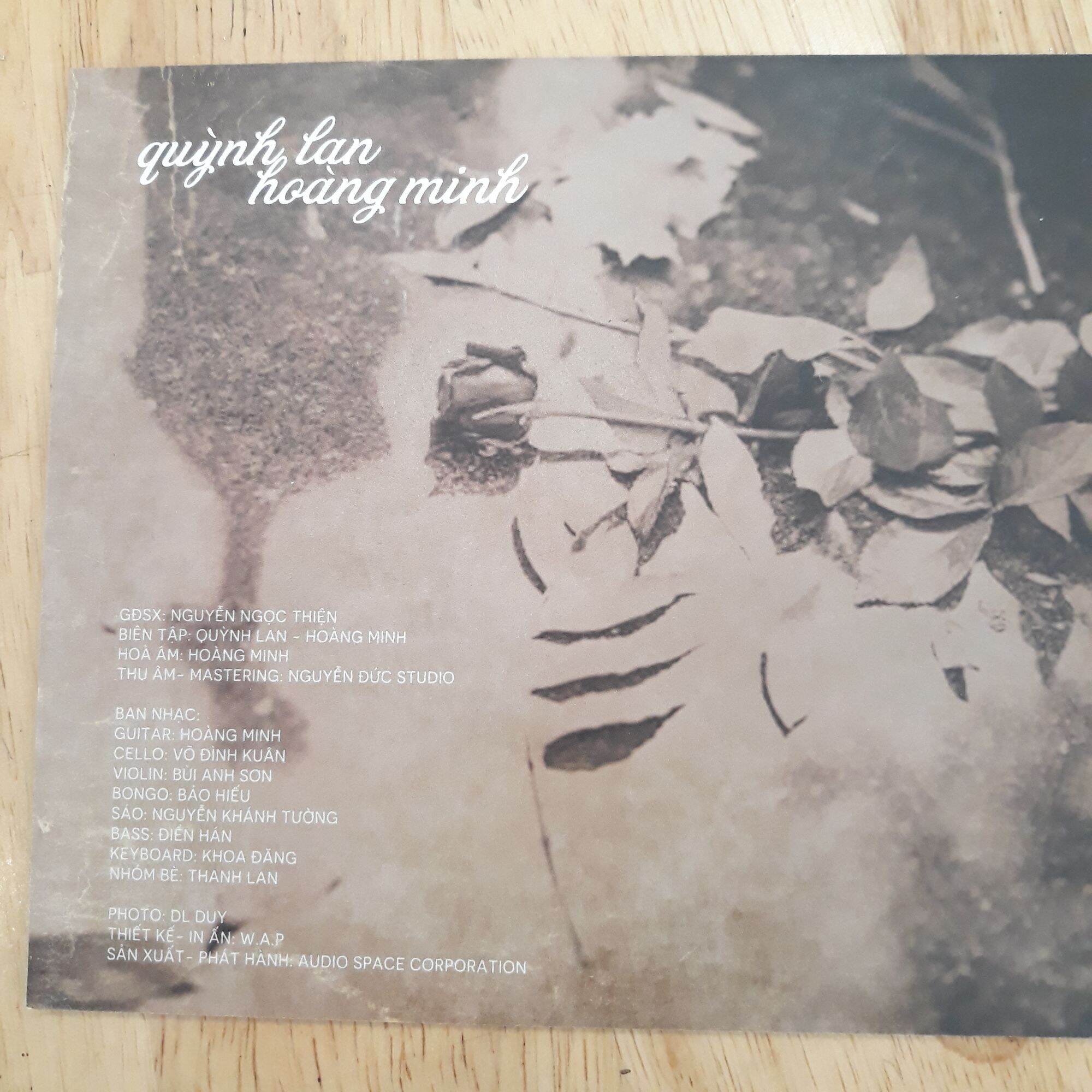 cd Quỳnh Lan -  Hoàng Minh , Lời tình buồn