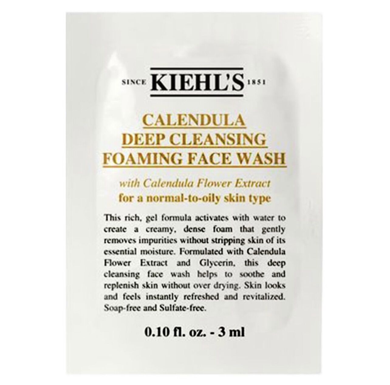 Sample sữa rửa mặt hoa cúc Kiehls 3ml