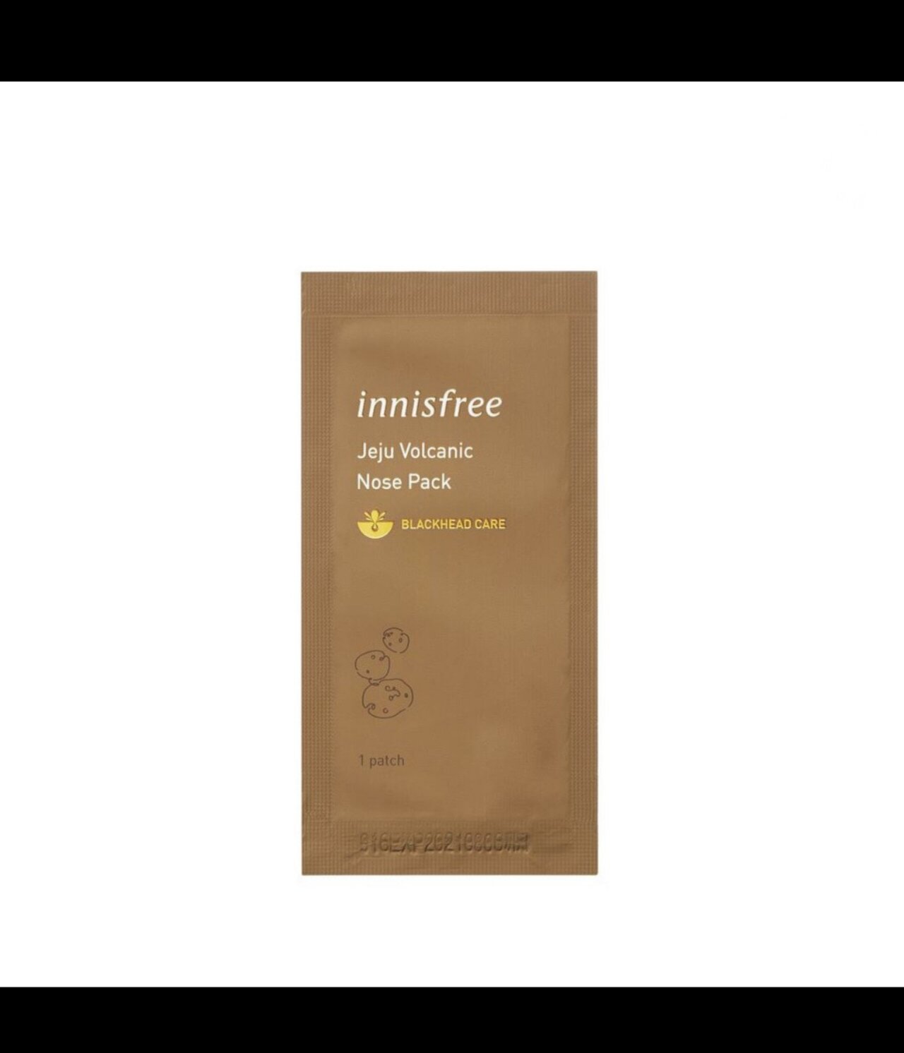 Mặt nạ lột mụn đầu đen innsifree Jeju Volcanic Nose Pack 1 Miếng
