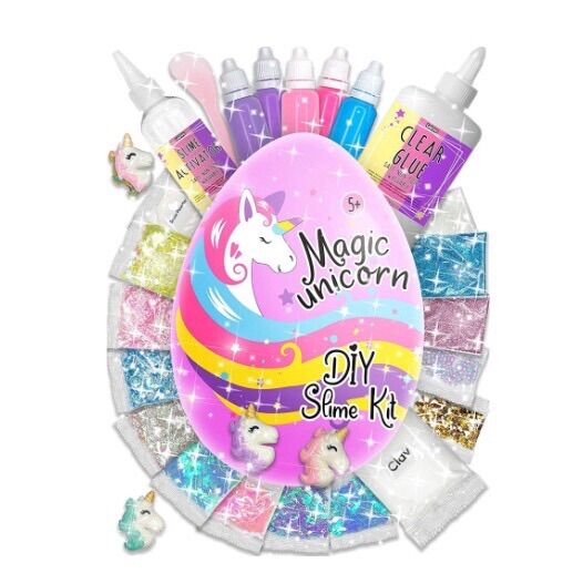 Trứng đồ chơi làm slime Magic Unicorn Diy Slime Set, hàng Mỹ