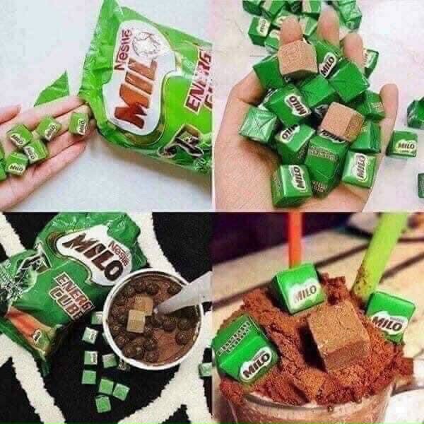 Gói 100viên kẹo Milo Cube thái lan