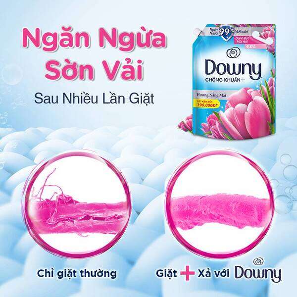 Nước xả vải Downy nắng mai 4 lít