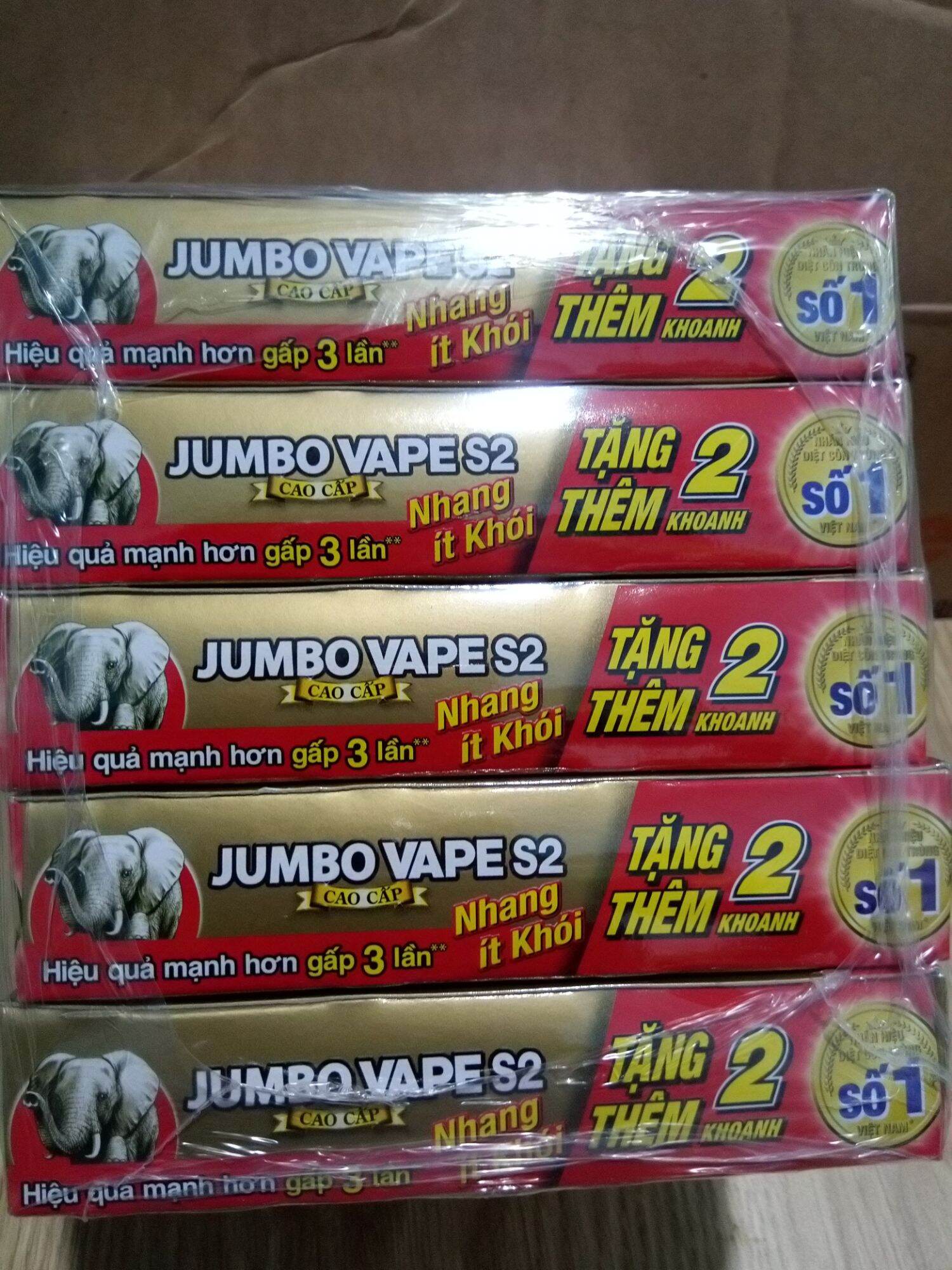 [Combo 5 hộp/10 khoanh] Nhang trừ muỗi cao cấp Jumbo ít khói
