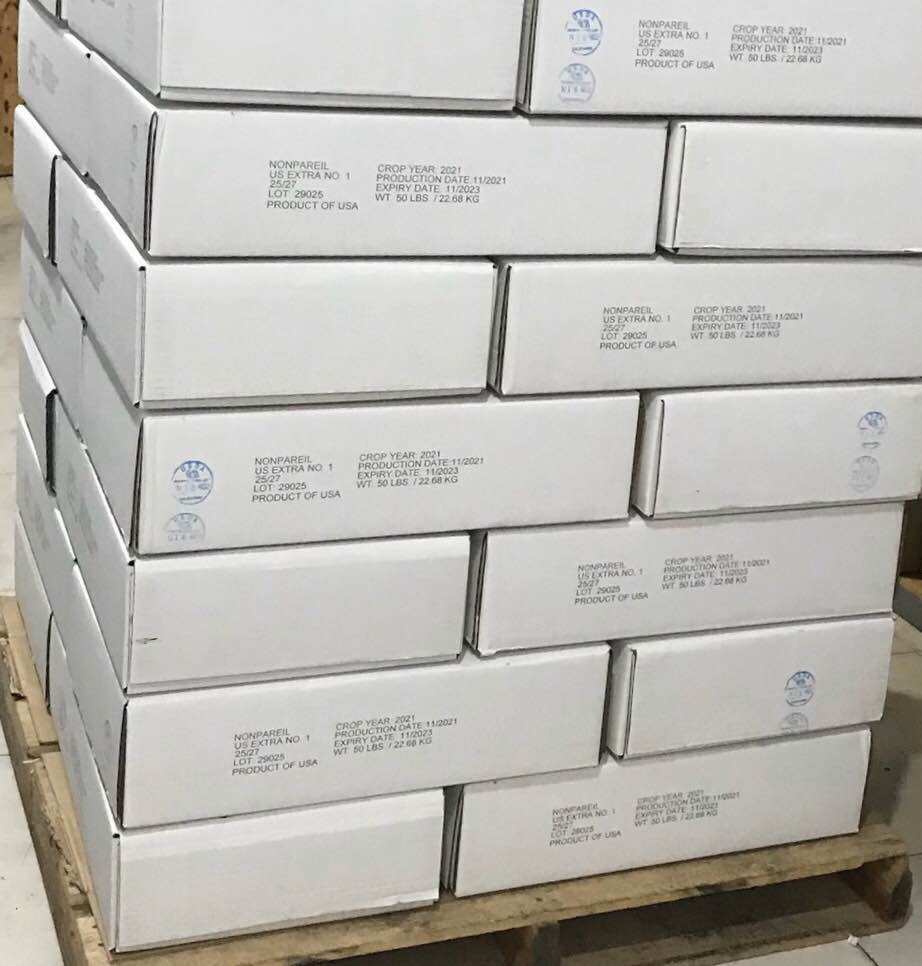 Hạt hạnh nhân tách vỏ sống Mỹ 500g