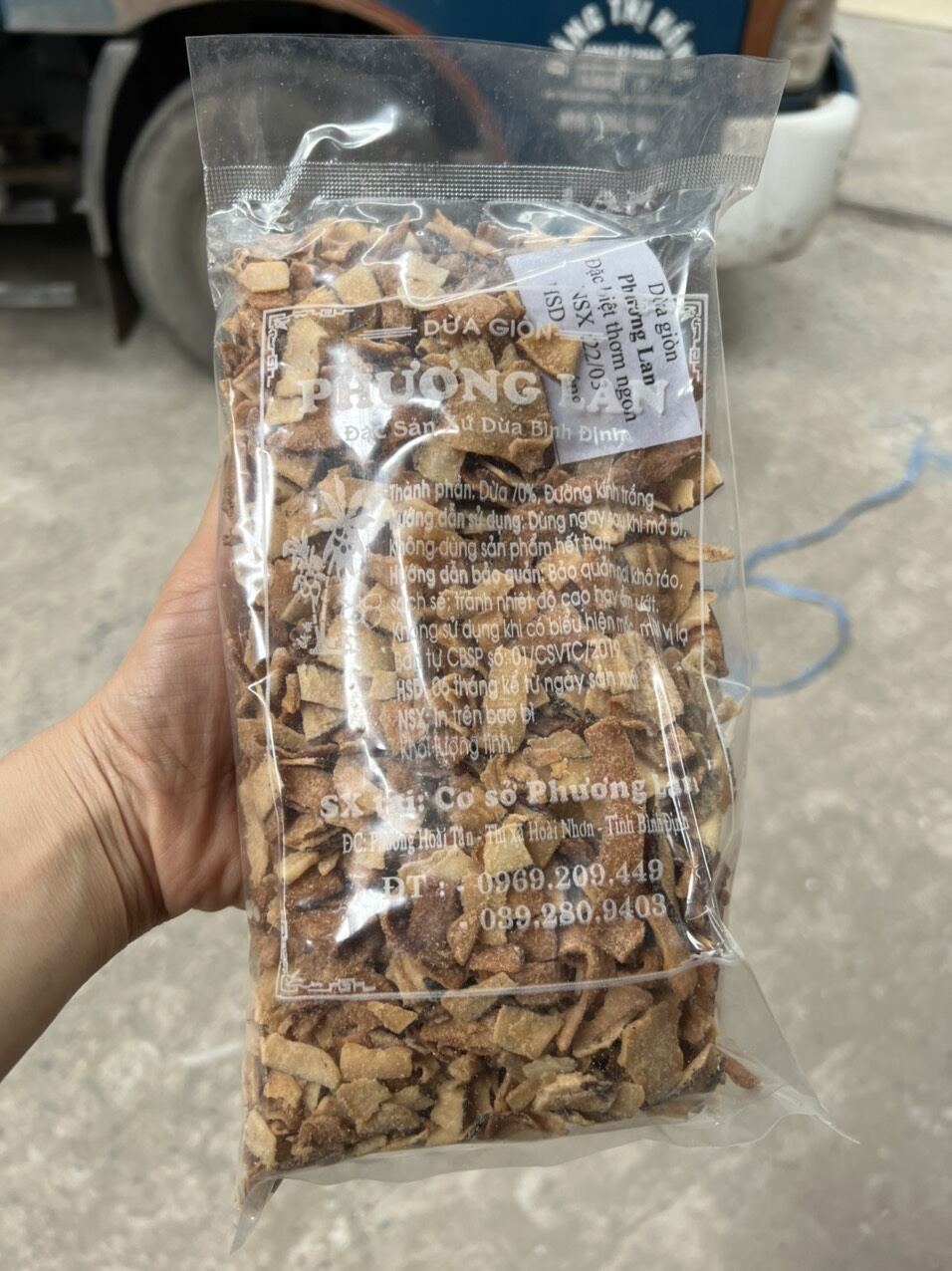 Dừa Sấy Giòn 500gr
