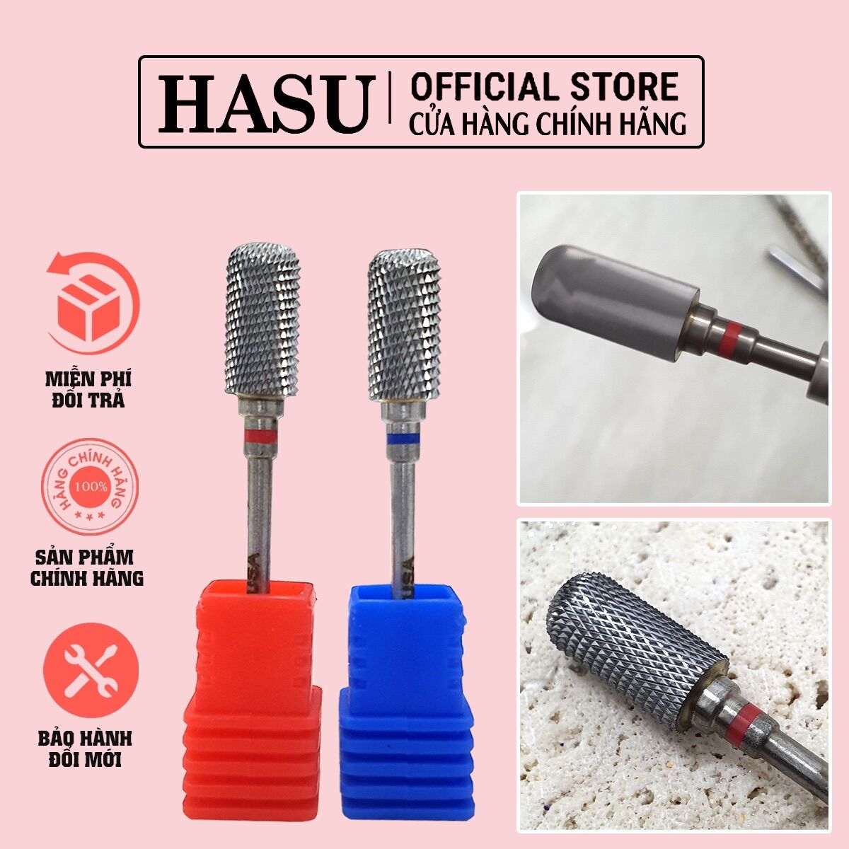 Đầu mài titan đa năng - đầu mài móng an toàn có bo tròn