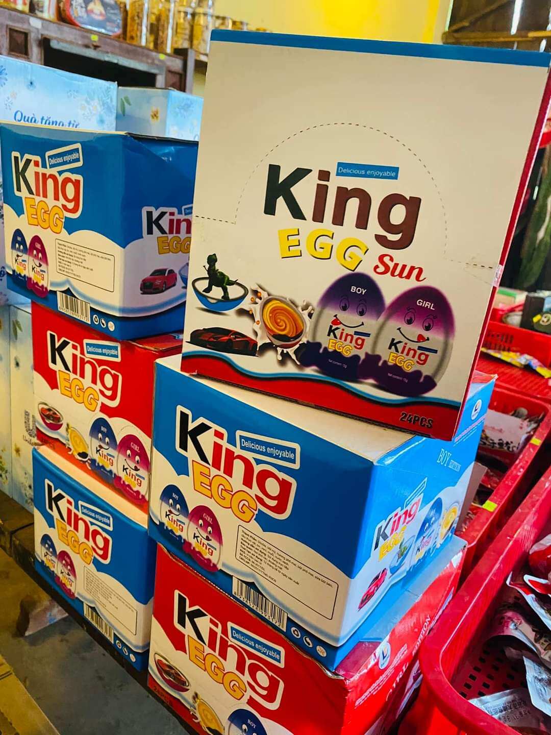 Kẹo trứng King đồ chơi