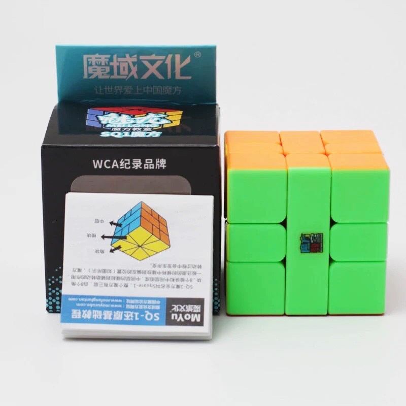 Rubik square-1 cube stickerless moyu meilong mfjs sq1 rubik biến thể