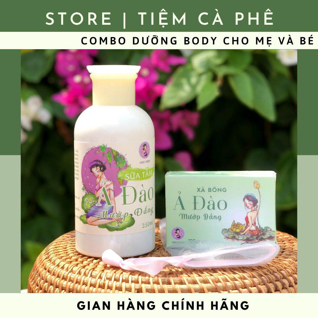 Combo Dưỡng Body Sạch Mụn Thâm Ả Đào Mộc Nhan Natural