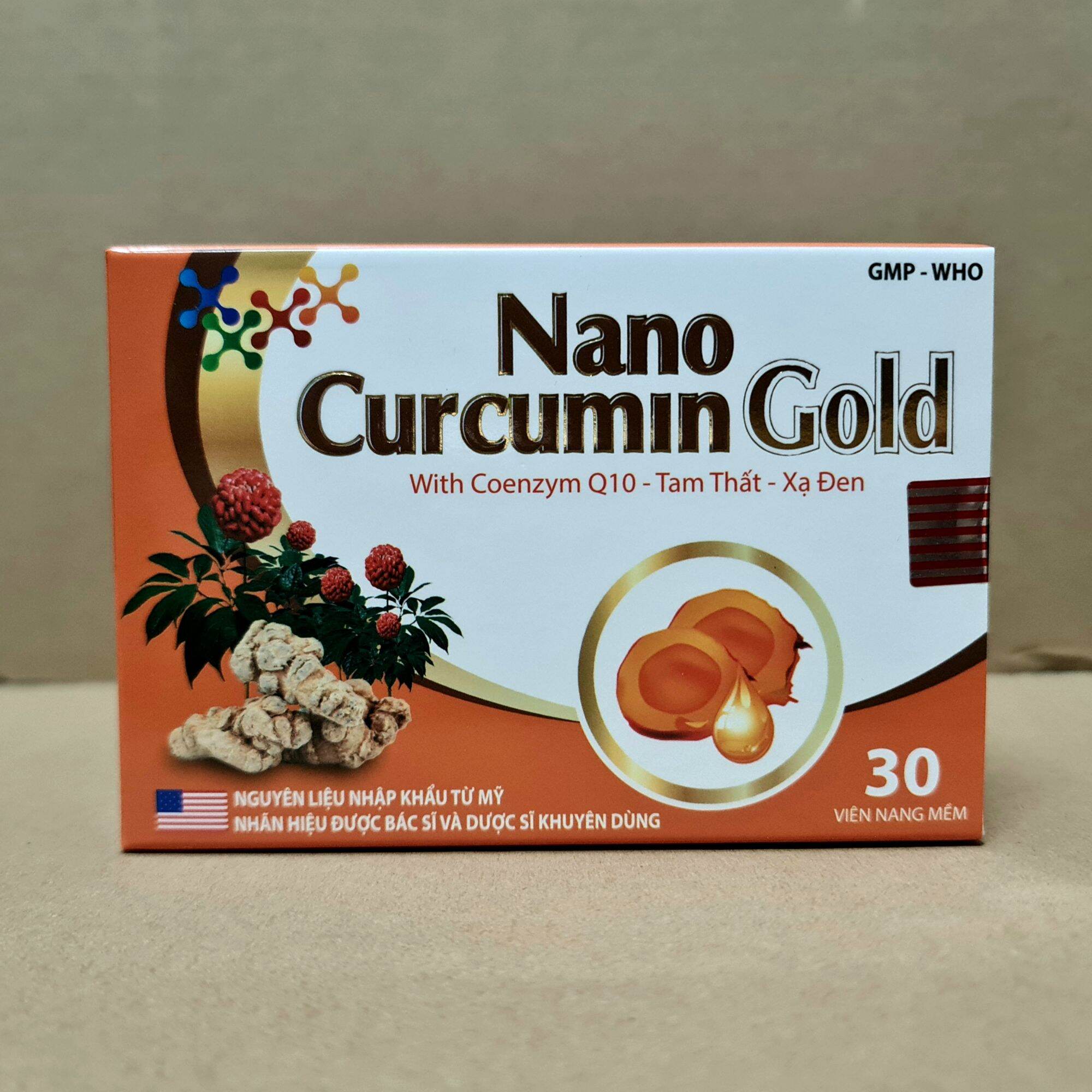 Nano curcumin gold - hỗ trợ làm lành vết thương, trào ngược thực quản
