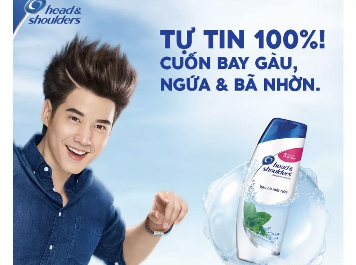 Dầu gội head & shoulder chai 1.8L