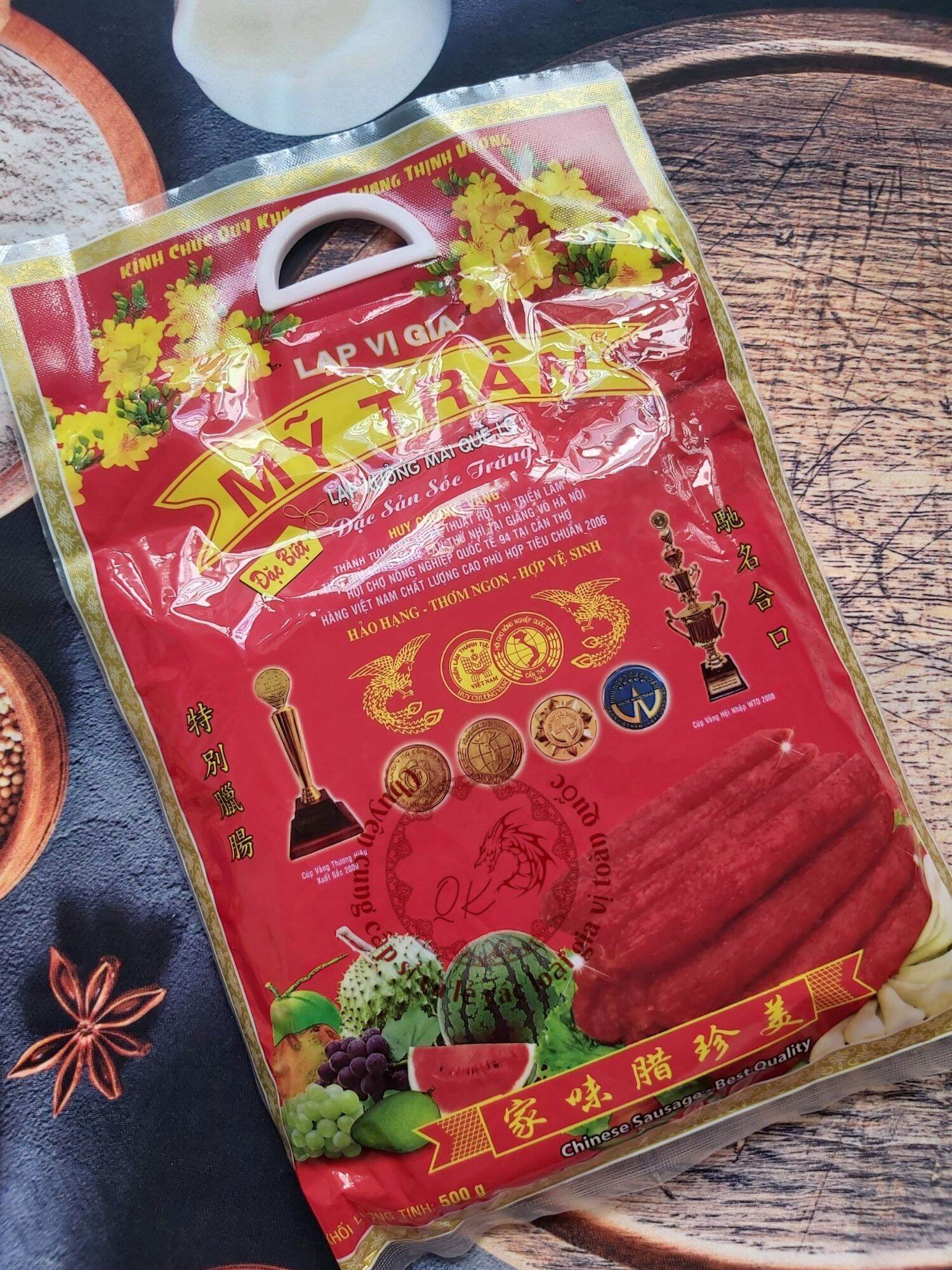 Lạp xưởng mai quế lộ mỹ trân 500gr
