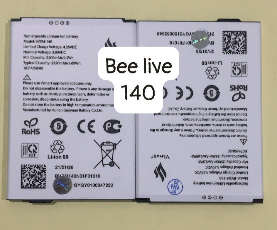 Pin điện thoại Vsmart Bee live zin new