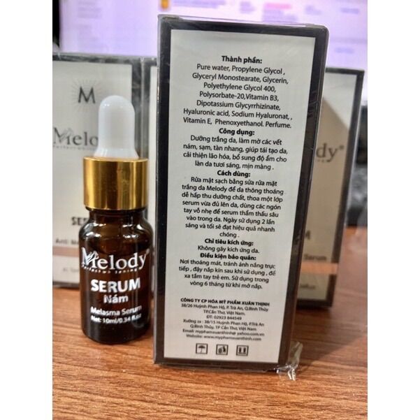 Serum melody hết Nám 10ml (chính hãng -giá sỉ)