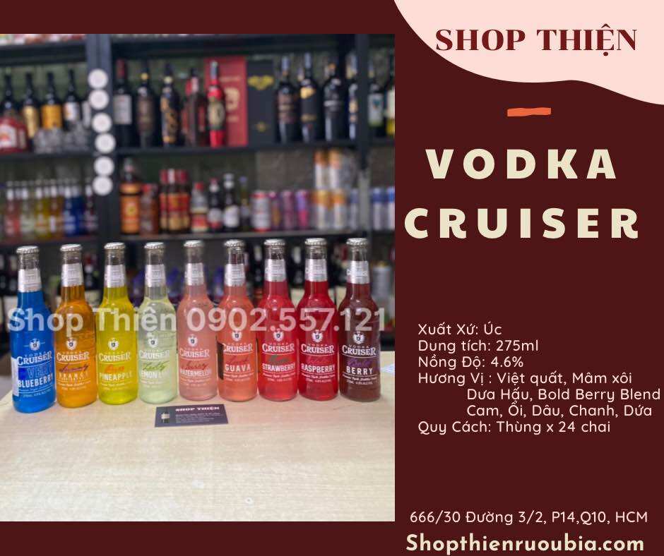 Nước trái cây vodka cruiser 4.5% 275ml