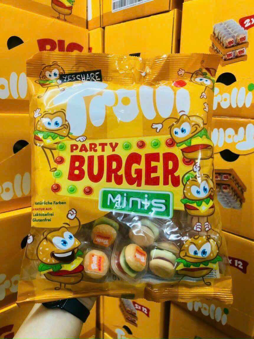 Kẹo dẻo Trolli Burger nhập khẩu Đức
