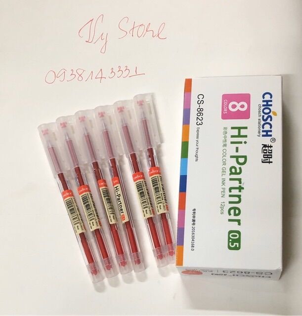 12 bút nước Chosch 8623 mực tím