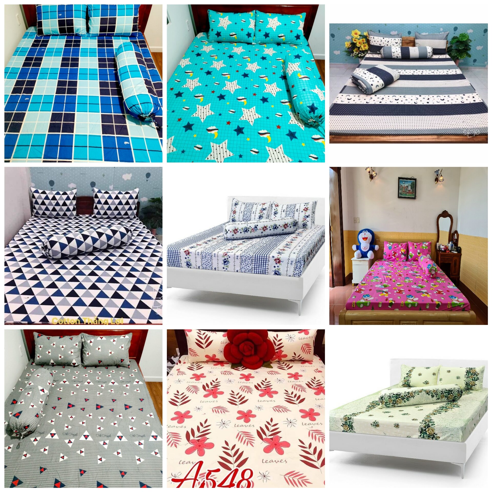 Bộ ga vỏ gối 4 món thắng lợi