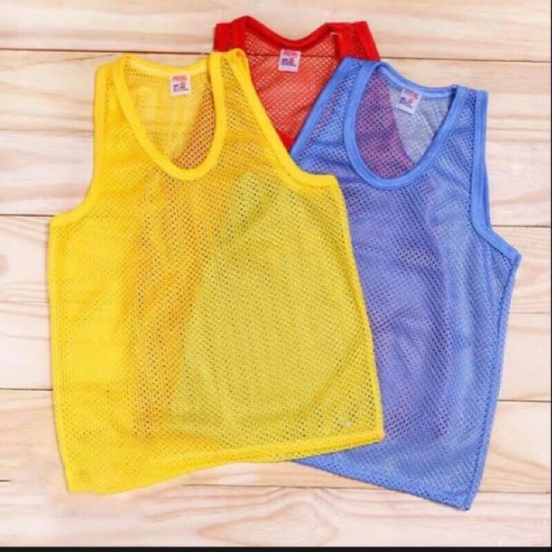 Set 5 áo lưới ba lỗ cho bé 4-15kg