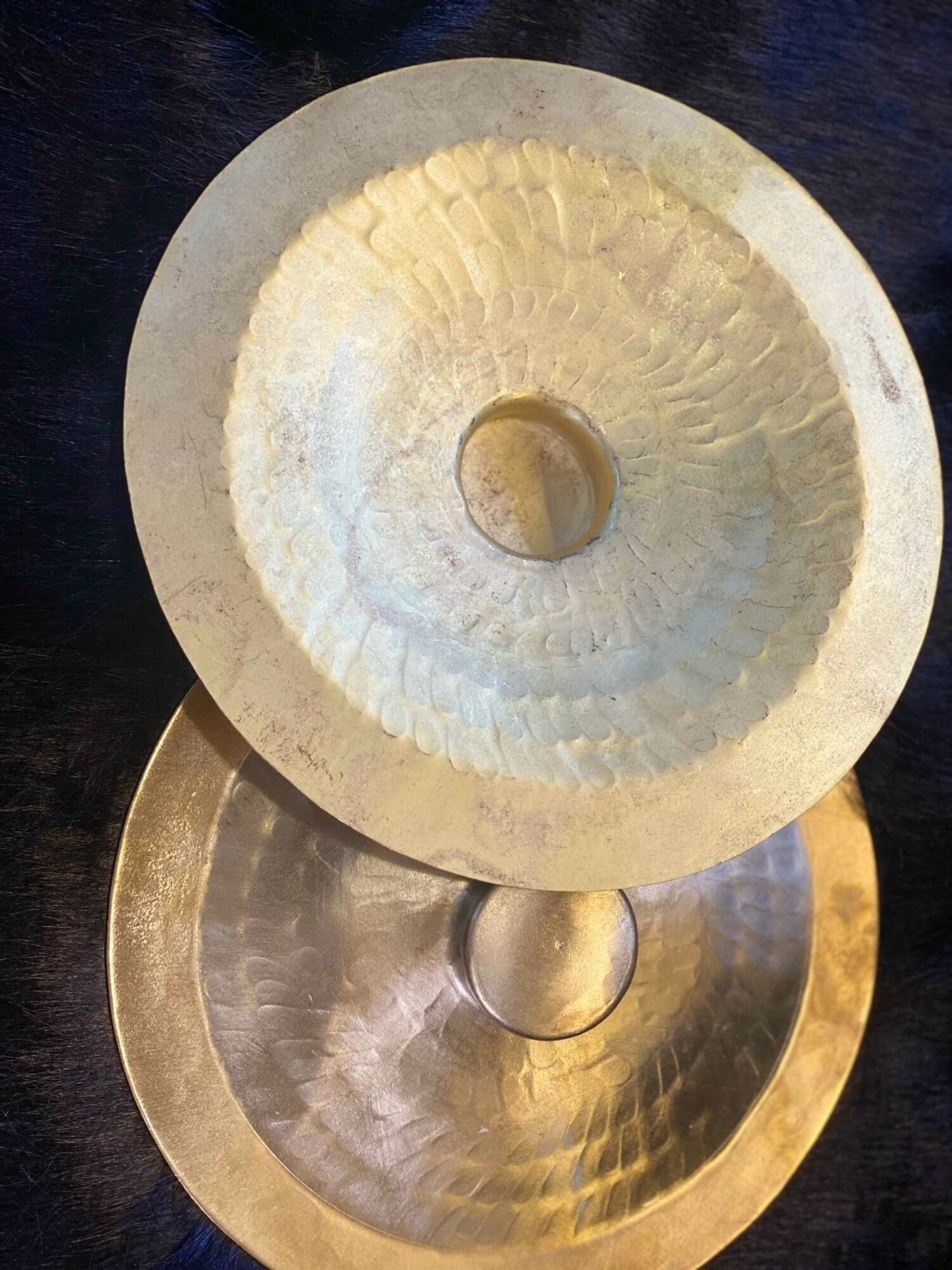 Xoã / cheng / lạo bạt đồng vàng size 19cm -22cm