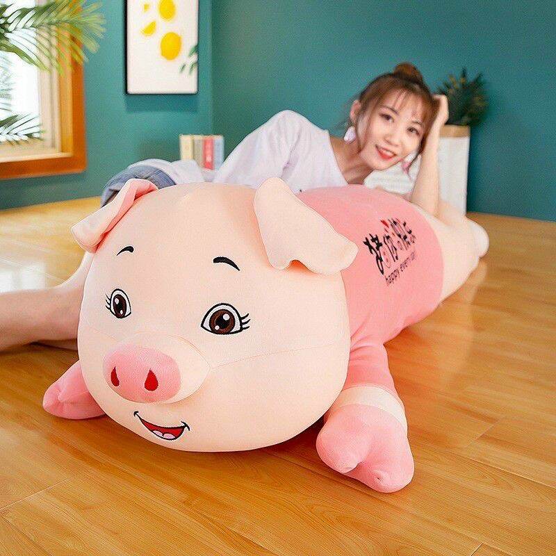 Gấu Bông Lợn Hồng Mặc Áo (size 1m)