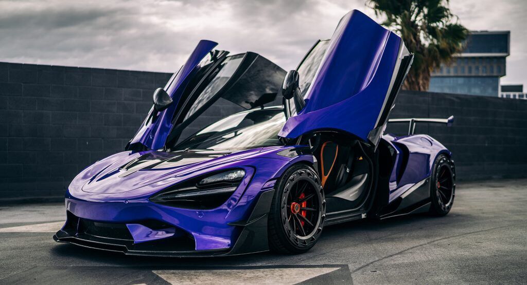 Xe Mô Hình Hot Wheels tỉ lệ 1:64 "McLaren 720s" (Violet/Tím) (Model 2018)