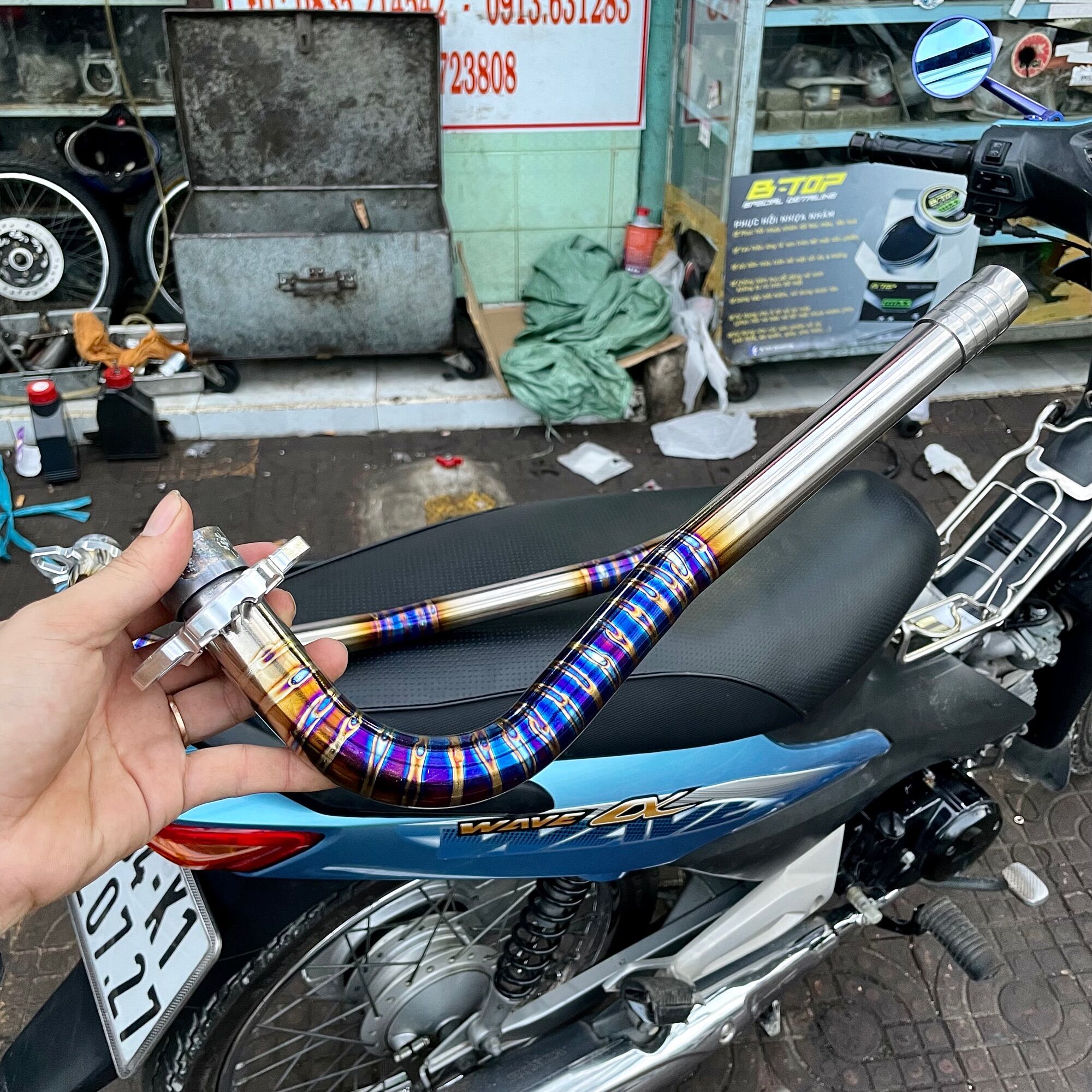 Cổ Pô Titamlium Dành cho Fuled Wave nhỏ Thòng cao cấp