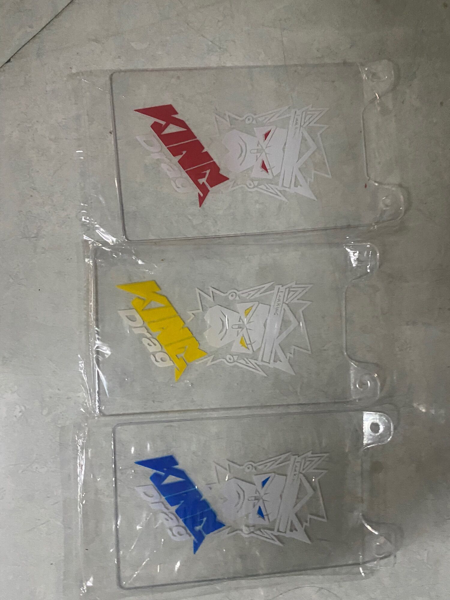 Mica che phuộc mỏng, che phuộc 2 màu.