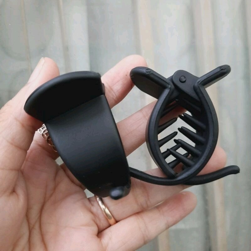 Combo 6 kẹp tóc 2 răng đen nhám loại 1