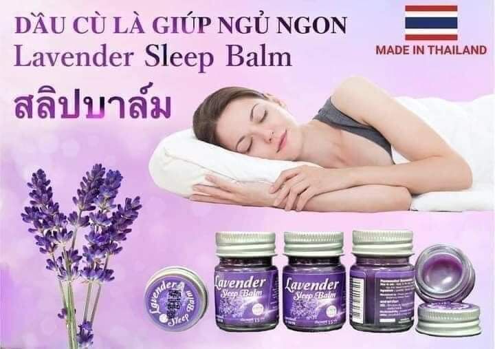 Dầu cù là giúp ngủ ngon lavender thái lan
