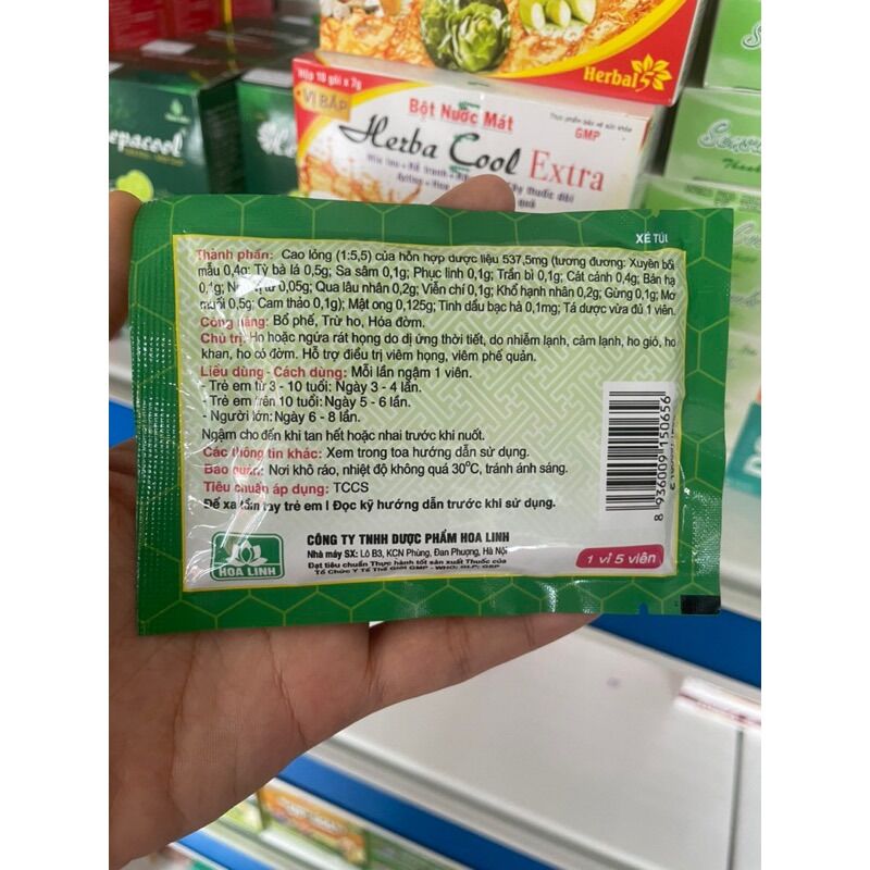 Viên Ngậm Bảo Thanh - gói 5viên