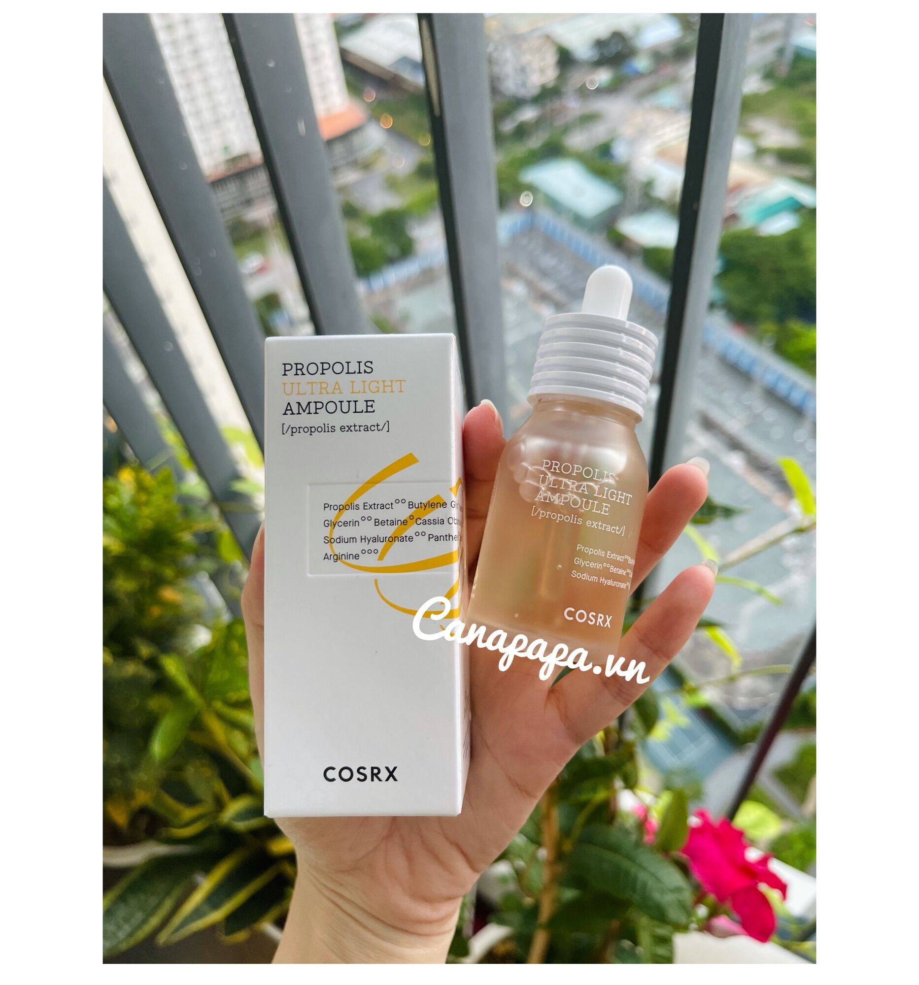 [HCM]Tinh chất keo ong Cosrx Propolis Ultra Light Ampoule 30ml
